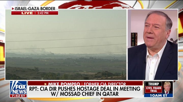 Mike Pompeo urges Biden to 'do the right thing' in dealing with Israel-Hamas war