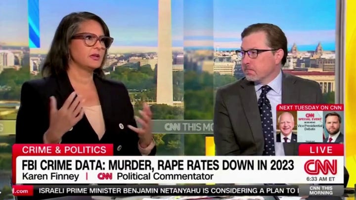 CNN host says it 'doesn't feel like crime is down,' despite FBI statistics
