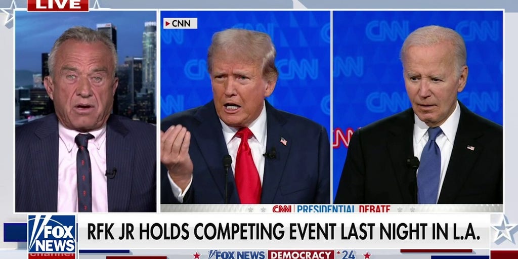 RFK Jr. reacts to Trump, Biden debate performance: 'Sad story for ...