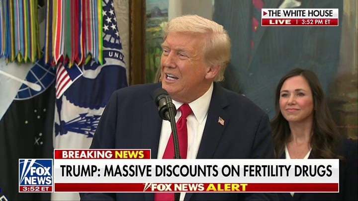 President Trump announces massive discounts on fertility drugs and IVF
