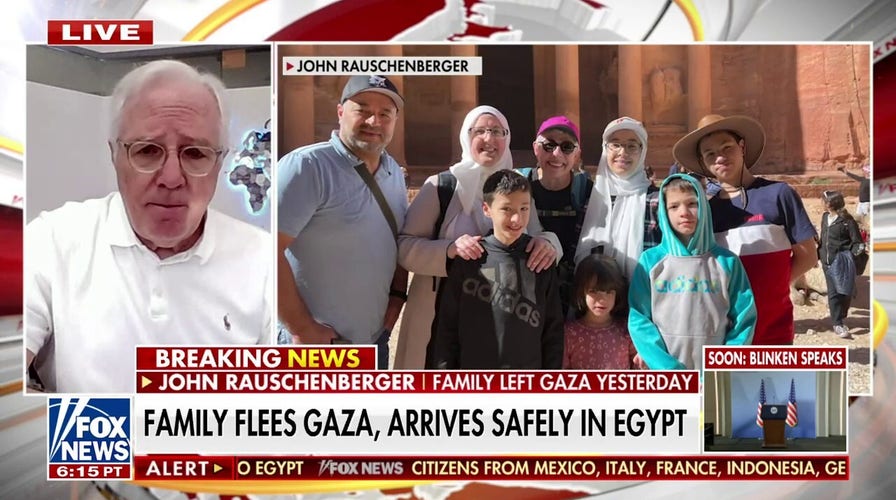 American family finally able to flee Gaza arrives safely in Egypt
