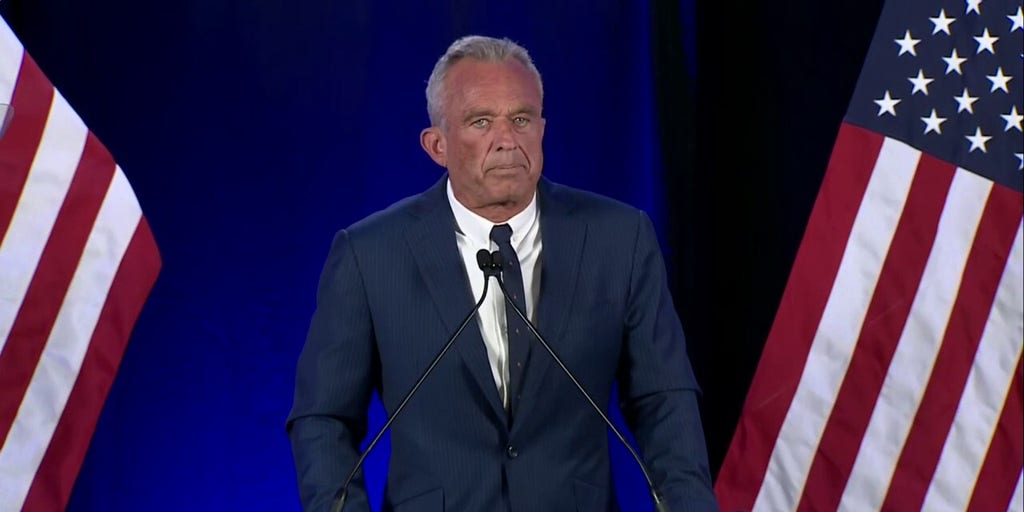 FULL SPEECH - RFK Jr. Suspends 2024 Campaign, Endorses Former President ...