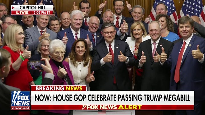 'WE DELIVERED ON OUR PROMISES': House Republicans celebrate passage of Trump's 'big, beautiful bill'