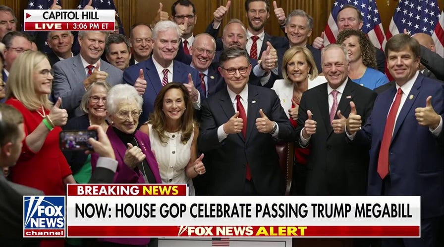 ' WE DELIVERED ON OUR PROMISES': House Republicans celebrate passage of Trump's 'big, beautiful bill'