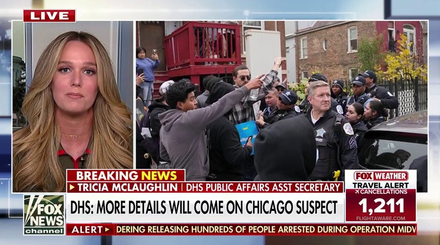 DHS authoritative  calls retired  Pritzker, Chicago politician  for soundlessness  connected  attacks against ICE