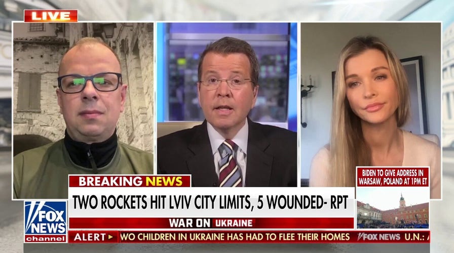 Polish-American model and Polish Mayor team up to help Ukrainian child refugees