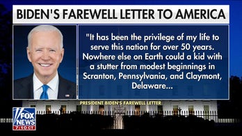 Biden set to deliver farewell address from Oval Office
