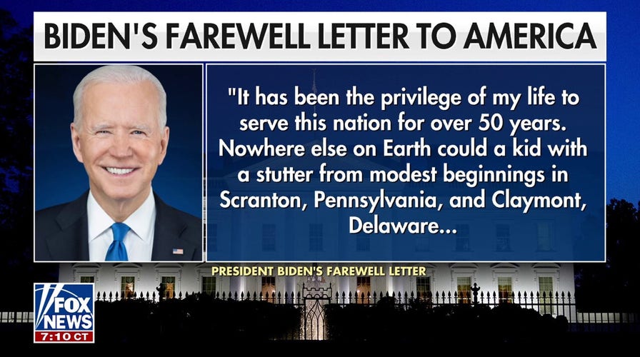 Biden set to deliver farewell address from Oval Office