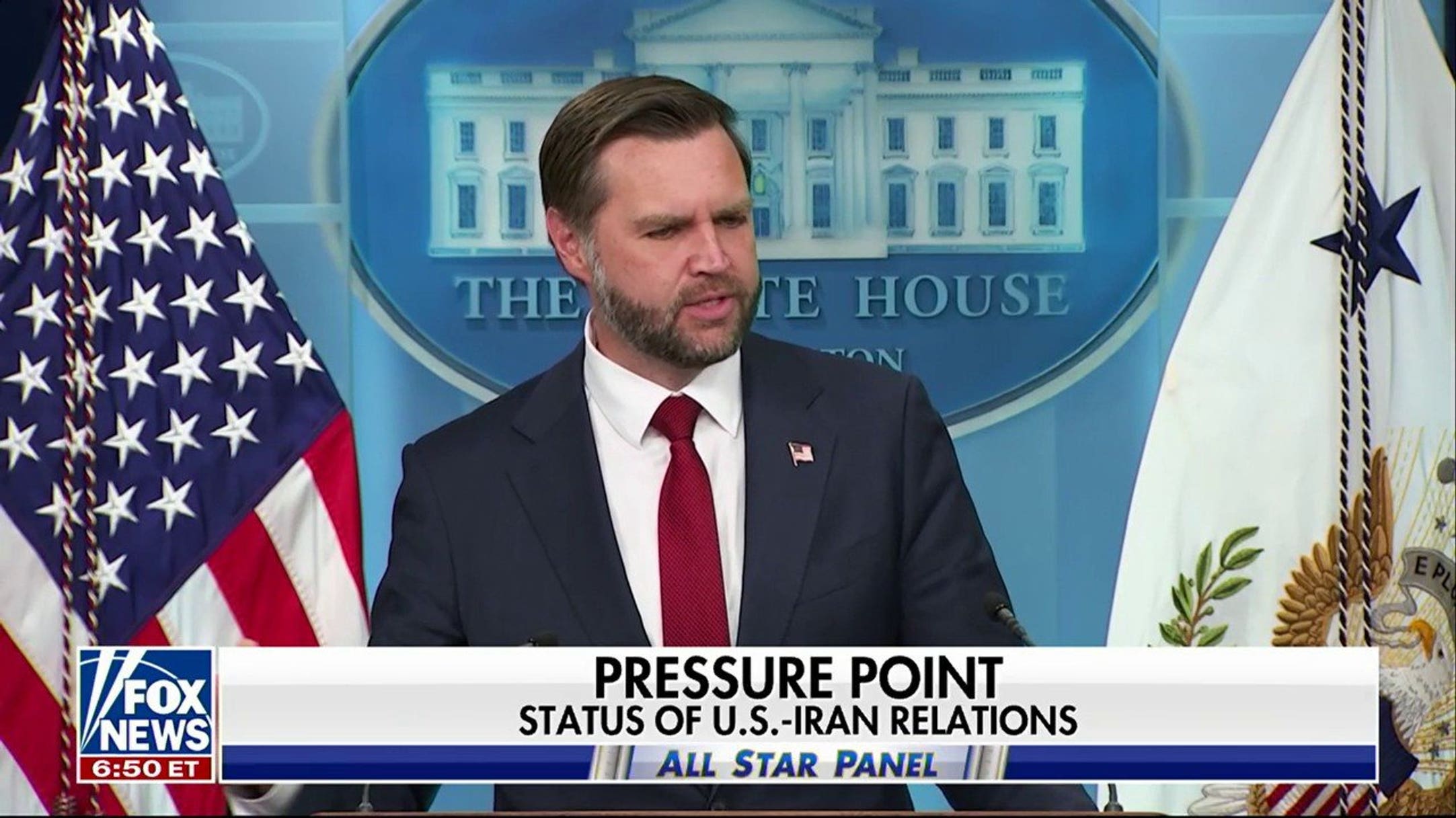 Vance blames high gas prices on Iranians attacking commercial shipping