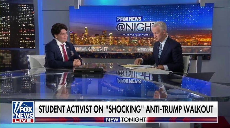 California students walk out of class to protest Trump