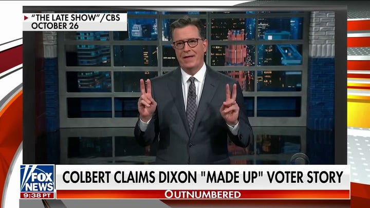 'Outnumbered' reacts to Stephen Colbert making false claim about Tudor Dixon