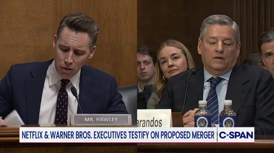 Sen. Josh Hawley grills Netflix co-CEO Ted Sarandos