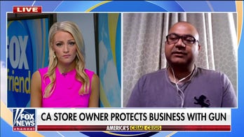 California jewelry store owner pulls gun to thwart robbers: 'Nobody's doing anything'