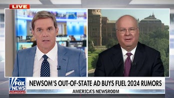 Karl Rove on Newsom's out-of-state political ads: 'He has got himself a great stunt' 