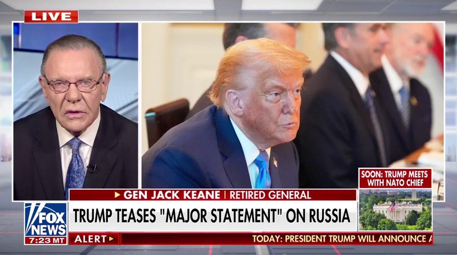 Jack Keane predicts a 'turning point' in Russia-Ukraine war as Trump grows frustrated