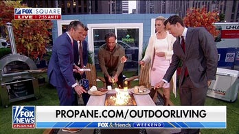 ‘Fox & Friends Weekend’ co-hosts heat up FOX Square in celebration of National Propane Day