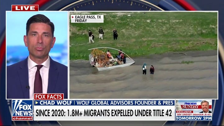 Chad Wolf: ‘Very concerned’ for Americans, border agents amid migrant surge 