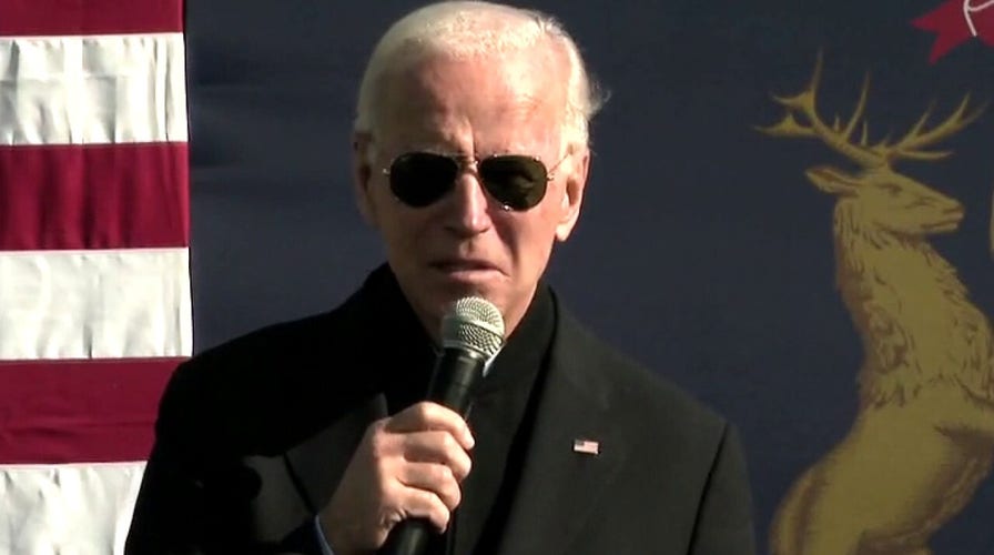 Joe Biden and Barack Obama campaign in Flint, Mich.