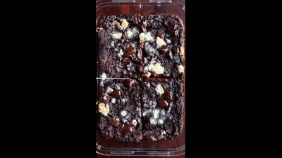 Chocolate cake gets a healthy breakfast makeover with this protein-packed recipe
