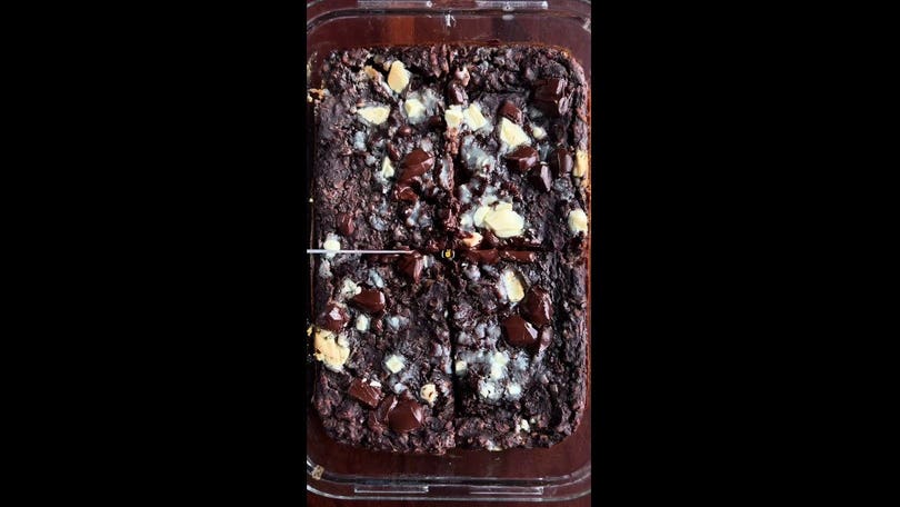 Chocolate cake gets a healthy breakfast makeover with this protein-packed recipe
