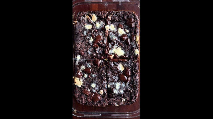 Chocolate cake gets a healthy breakfast makeover with this protein-packed recipe