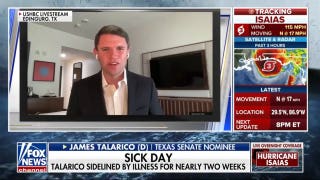 James Talarico seen after 13-day absence due to illness