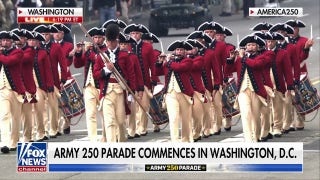 The Old Guard marches to 'Yankee Doodle'