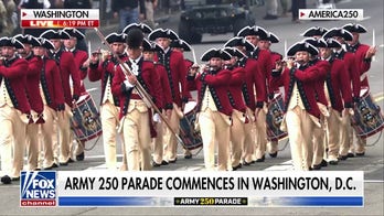 The Old Guard marches to 'Yankee Doodle'