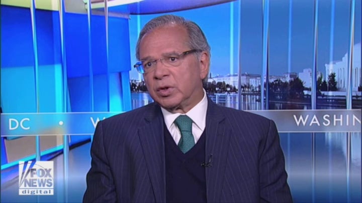 Brazilian Economy Minister Paulo Guedes discusses trade, 'acting early' on inflation
