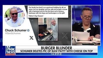 Greg Gutfeld: Chuck Schumer slapped cheese on a raw patty