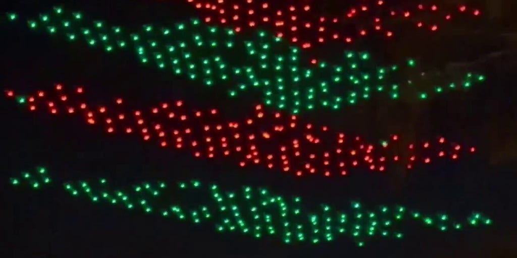 Several drones crash during aerial show in Orlando, Florida
