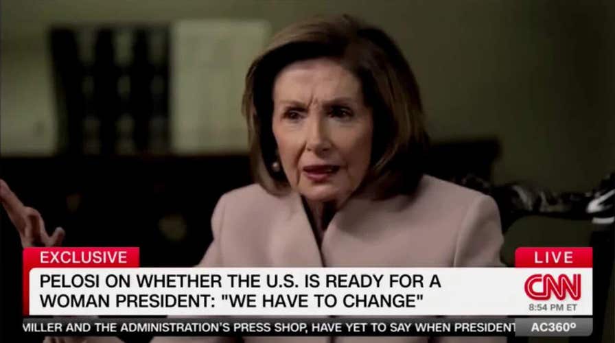 Nancy Pelosi responds to Michelle Obama's assertion that America isn't acceptable for pistillate president, asks 'why not?'