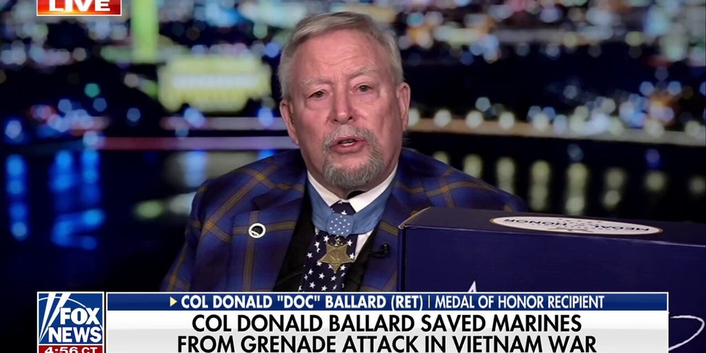 Medal of Honor recipient reflects on service after saving Marines from grenade in Vietnam War