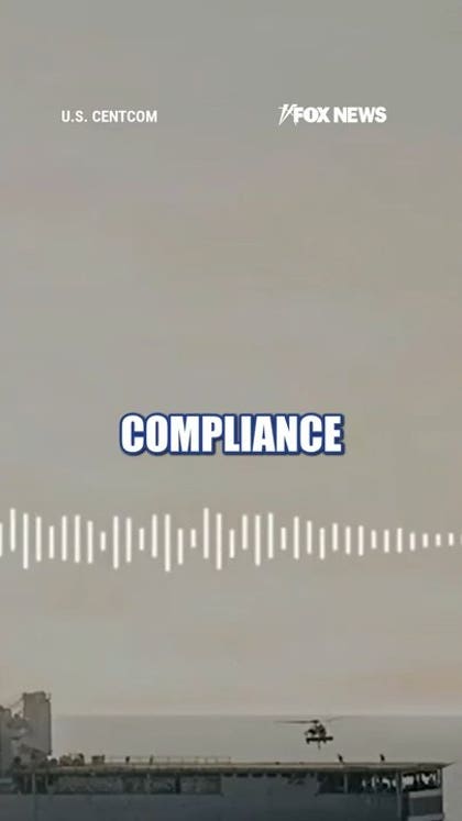 NEW: CENTCOM releases audio from Iranian port blockade