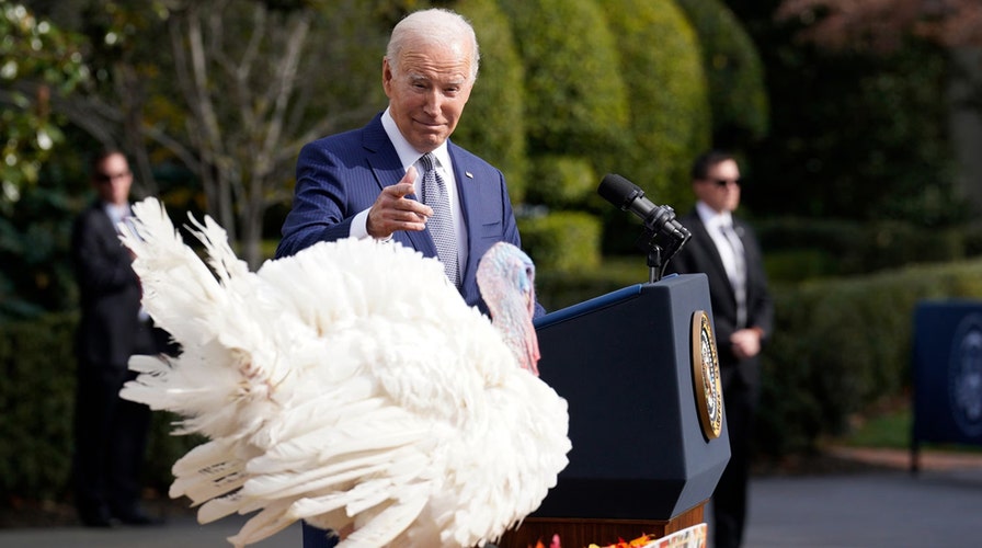 WATCH LIVE: Biden pardons turkeys in White House’s annual Thanksgiving tradition