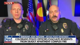 Colorado police officers save residents in burning apartment complex - Fox News