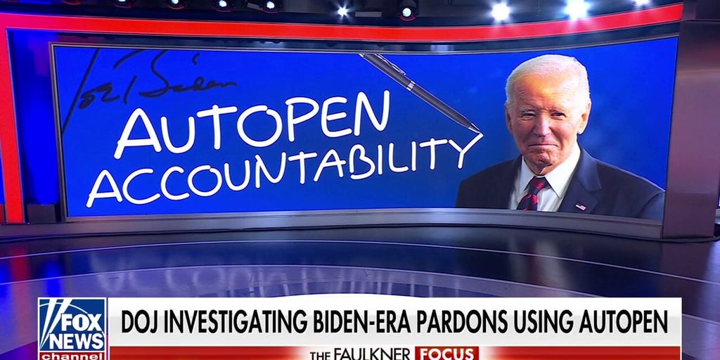 Biden’s alleged autopen usage under scrutiny from DOJ