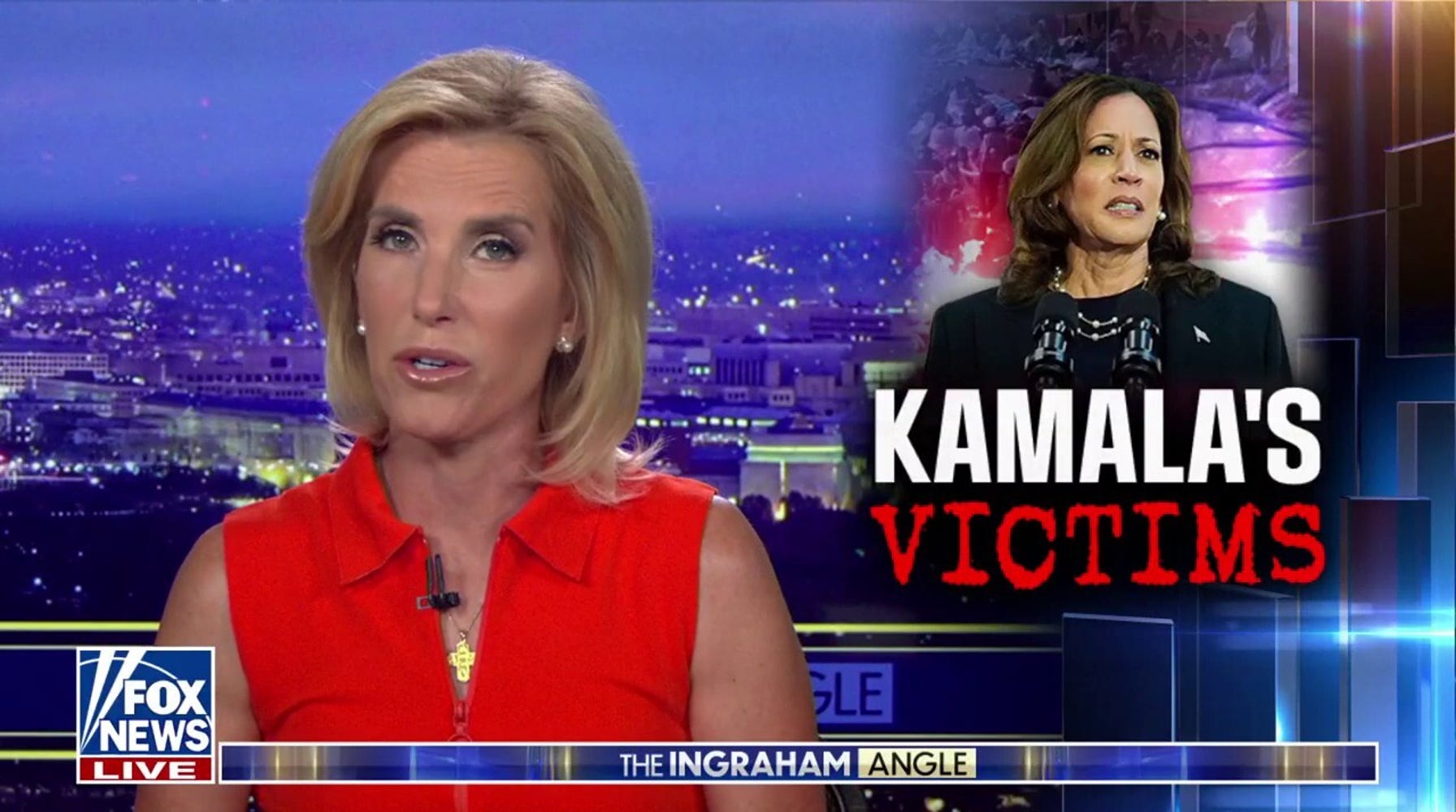 Laura Ingraham Blasts Kamala Harris' Border Policy, Accuses Her of 