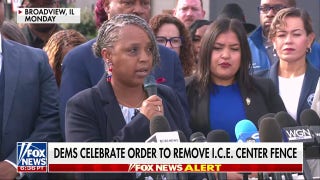 Democratic lawmakers celebrate order to remove fence at Illinois ICE facility