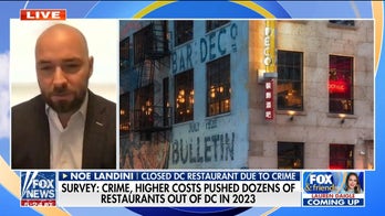 DC business owner warns of 'out of control' prices and crime after 52 restaurants shut down
