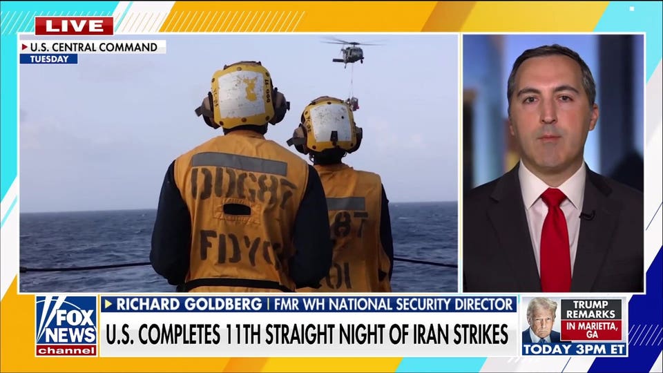 Richard Goldberg: US should hit Iran's Pickaxe Mountain, focus on Strait of Hormuz