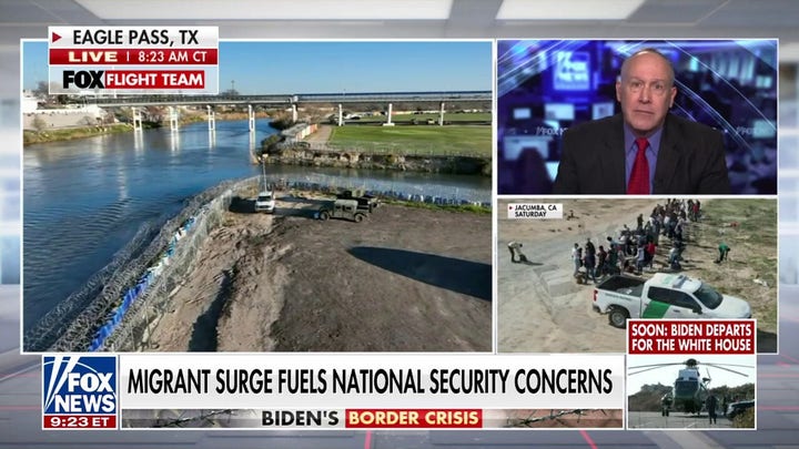 National security concerns increase over border crossings by migrants from various nations.