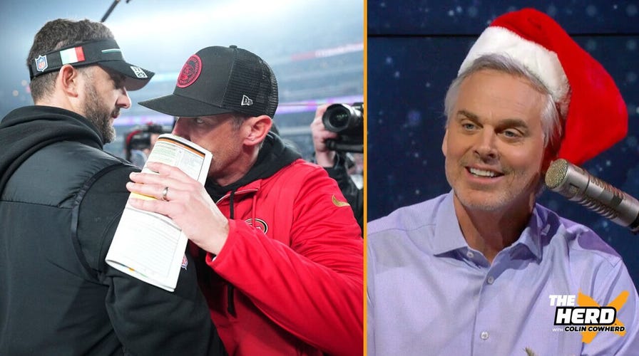 Santa Colin hands out Christmas gifts to NFL squads, featuring the Eagles, 49ers, Packers | The Herd
