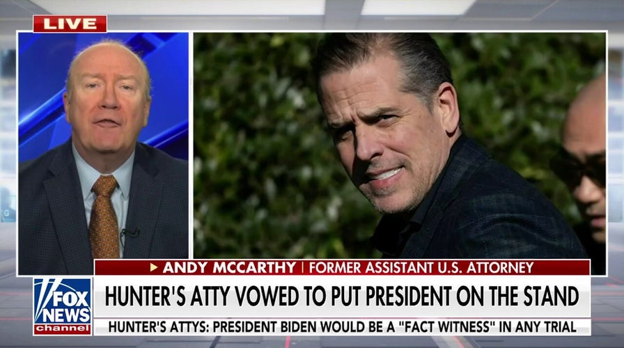 Hunter Biden's attorney vowed to put president on stand