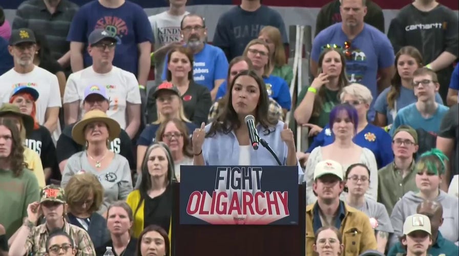 AOC accused of unveiling fake accent at rally 
