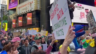NYC 'No Kings' demonstrators compare ICE to KKK during protest chant