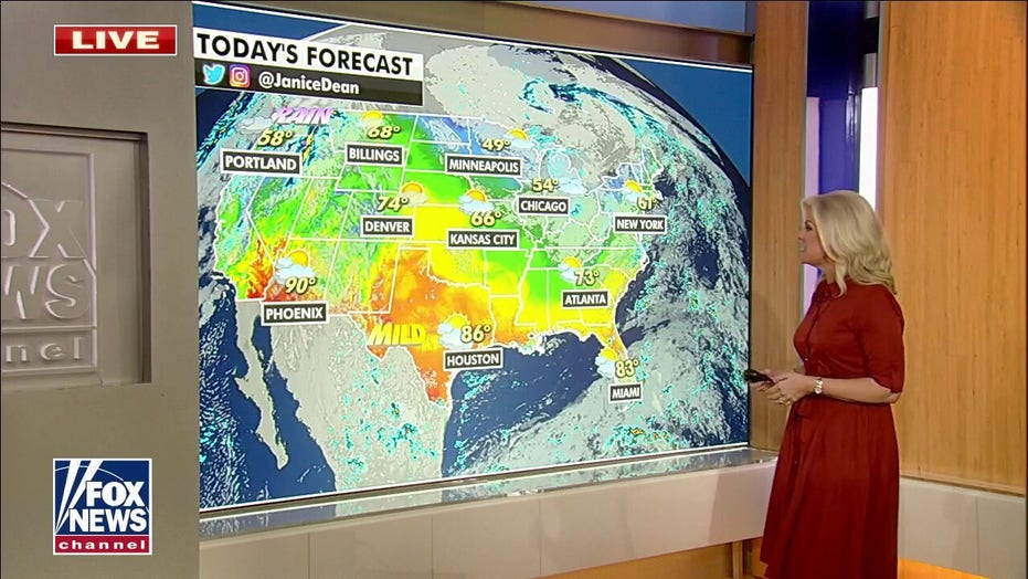 Stormy weather forecast from New England to Florida; West to be hit with heavy rain, snow