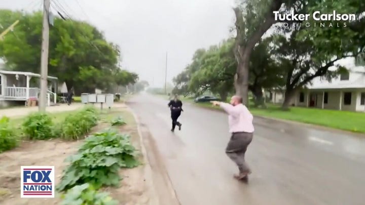 Watch as small town Texas police chase down illegal immigrants in 'Tucker Carlson Originals'