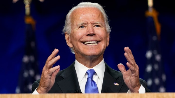 What did voters think of Biden's acceptance speech?