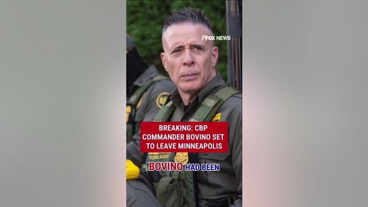 BREAKING: CBP commander Bovino set to leave Minneapolis